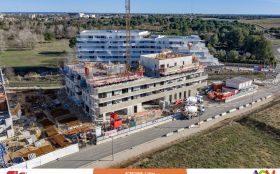 ACM DUNE - Avancement chantier à fin janvier 2026 - Photographie réalisée par Drone-OPS ACM DUNE